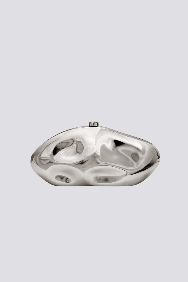 Alixe Dent – ​​Cloud-Tasche in Silber