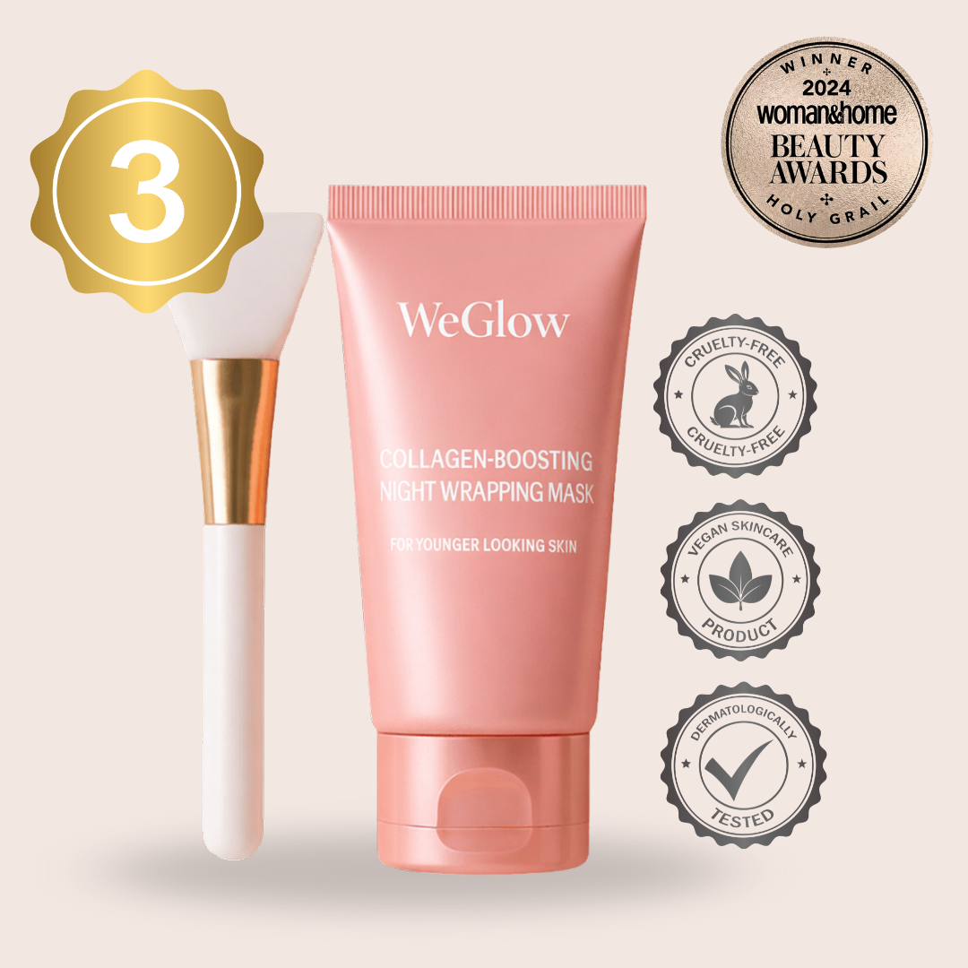 3x WeGlow Mask Collagen-Boosting Night Mask | Visibly younger skin in just 7 days!