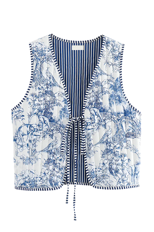 Babinia Blue Waistcoat