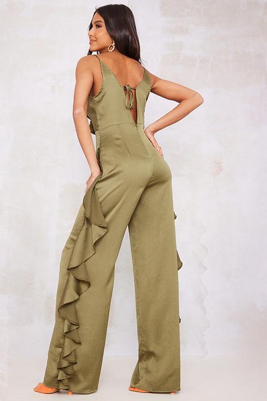 Agnes Ruffle V-neck Jumpsuit