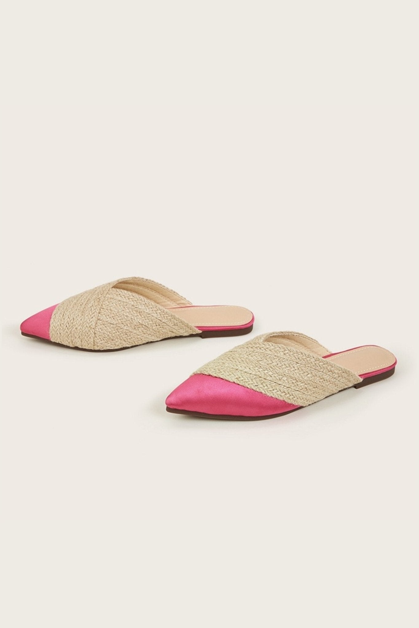 Apphia Woven Satin Slippers